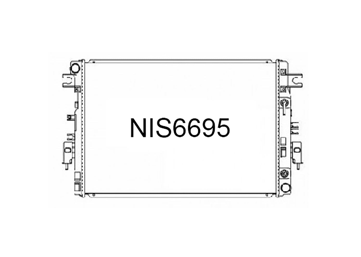 Fenix Cooling Radiator Nissan Navara D23 NP300 ST / ST-X 2.5L Petrol 2015- SR