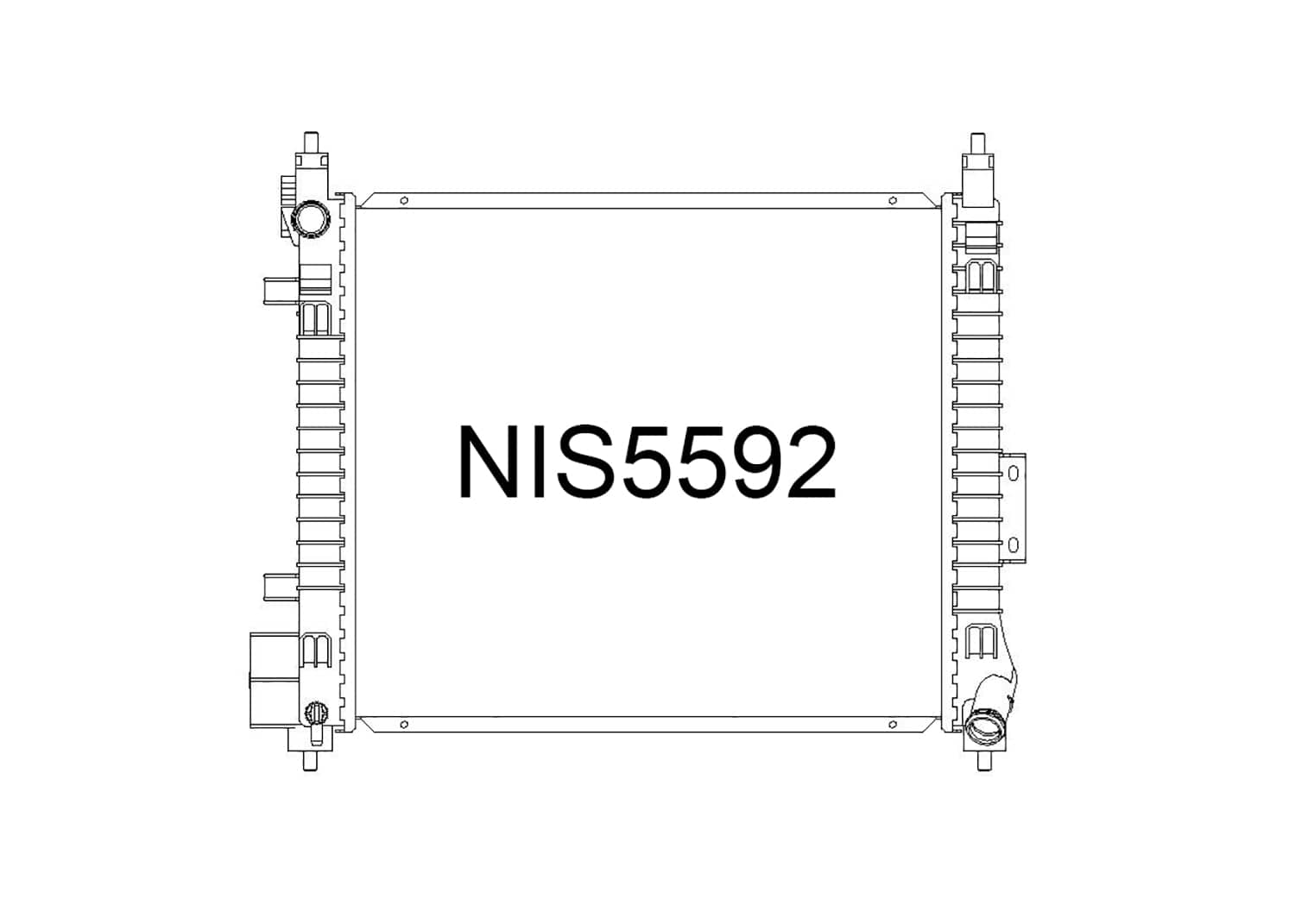 Fenix Cooling Radiator Nissan Note E12 1.2L Petrol 2012-2020 SR