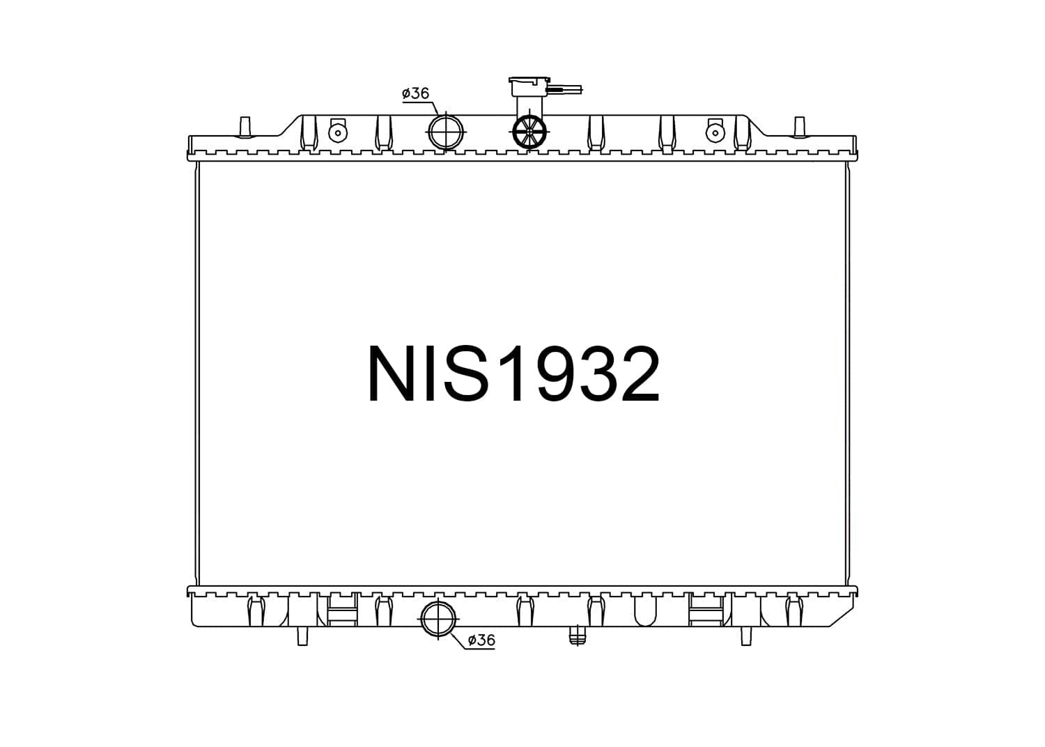 Fenix Cooling Radiator Nissan X-Trail T31 & Serena C26 2.0L & 2.5L Petrol 2007-2016 SR
