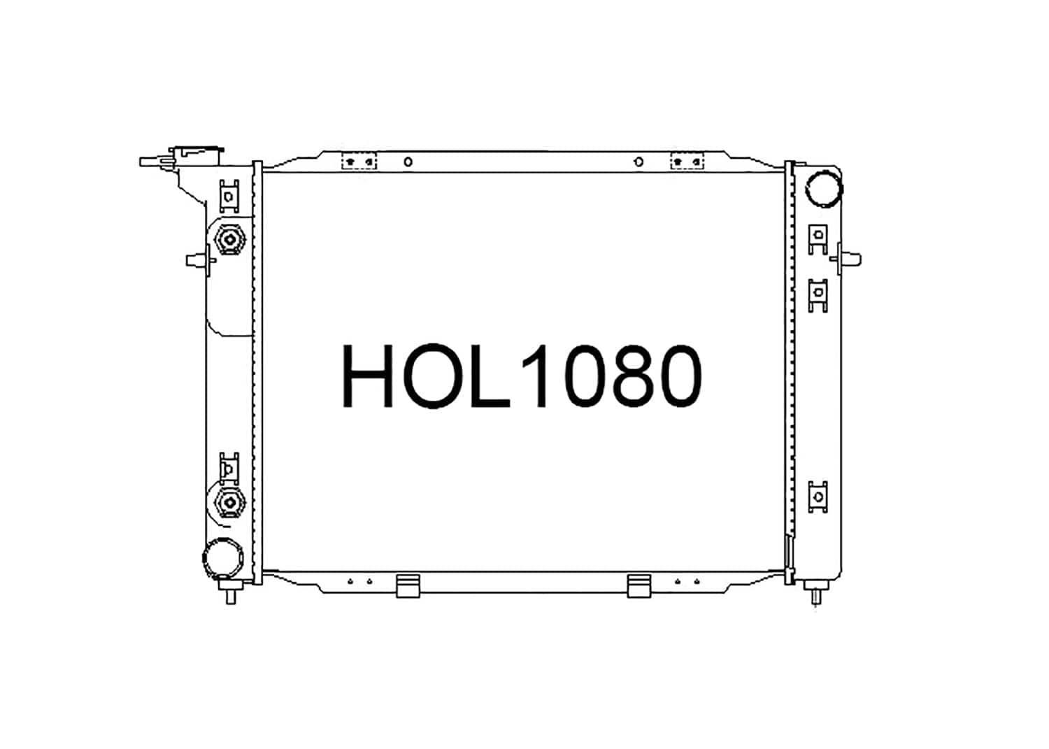 Fenix Cooling Radiator Plastic-Alloy Holden Commodore VN / VP / VR / VS & Statesman VQ / VR / VS 5.0L Petrol 1989-2000 SR