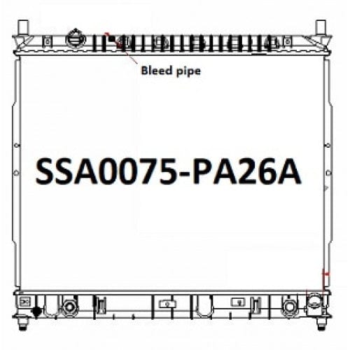 Fenix Cooling Radiator Ssangyong Rexton Y200 2.7L Diesel 2001-2006 SR