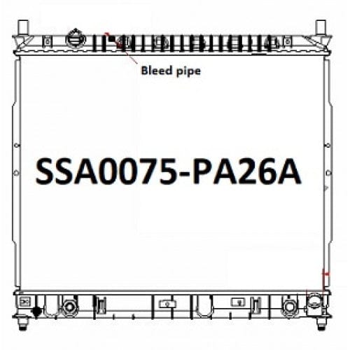 Fenix Cooling Radiator Ssangyong Rexton Y200 2.7L Diesel 2001-2015 SR
