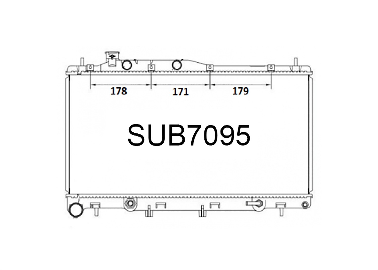 Fenix Cooling Radiator Subaru Legacy & Outback BM / BR 3.6L Petrol 2009-2014 SR