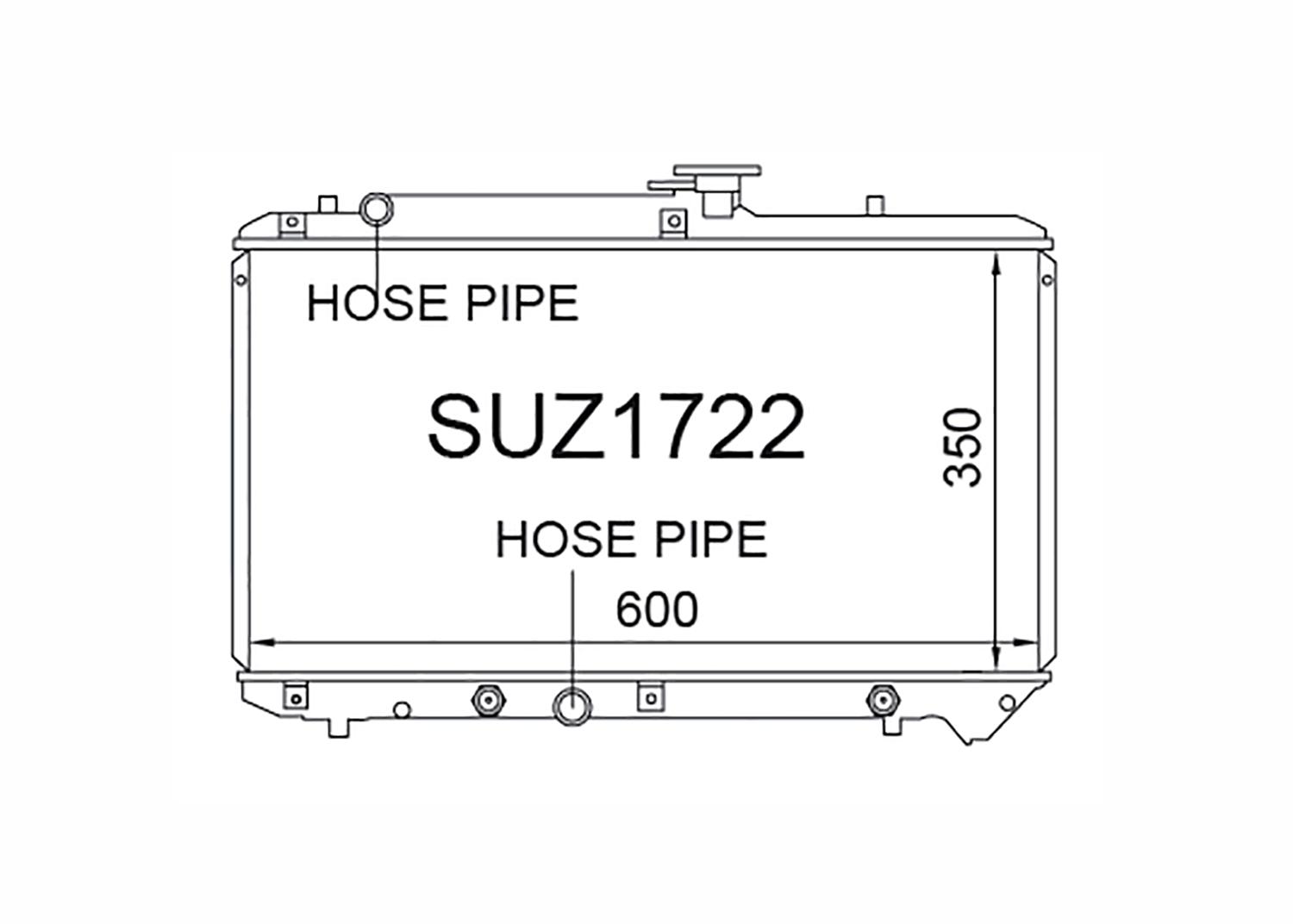 Fenix Cooling Radiator Suzuki Cultus Crescent / Baleno SY 1.5L & 1.6L Petrol 1995-2002 SR