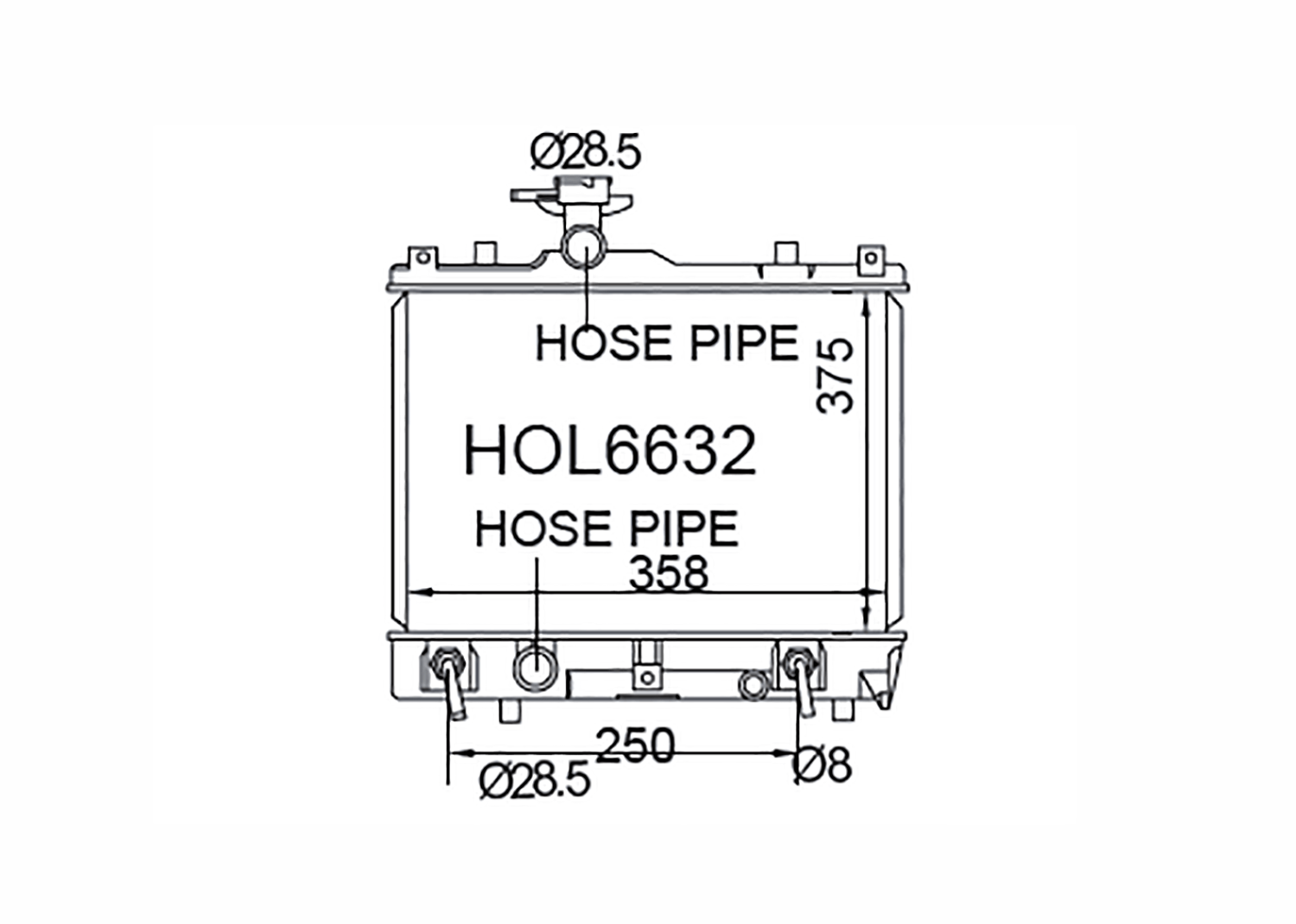 Fenix Cooling Radiator Suzuki Ignis & Swift FH / Wagon R+ & Solio 1.3L & 1.5L Petrol 2000-2004 SR