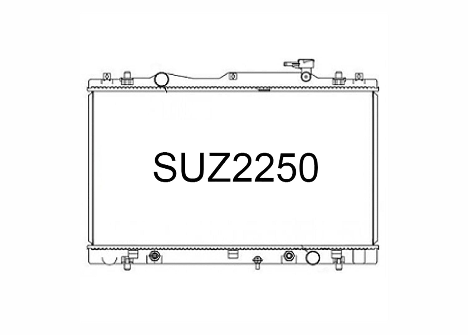 Fenix Cooling Radiator Suzuki Kizashi 2009-2016 SR