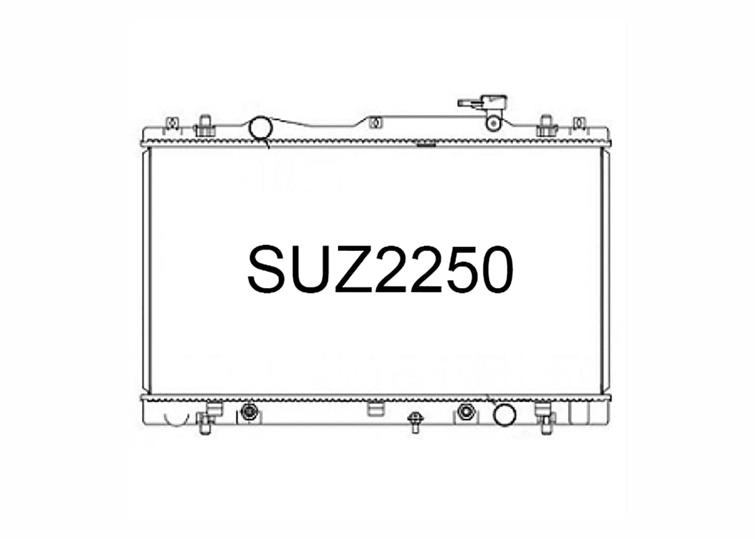 Fenix Cooling Radiator Suzuki Kizashi 2009-2016 SR