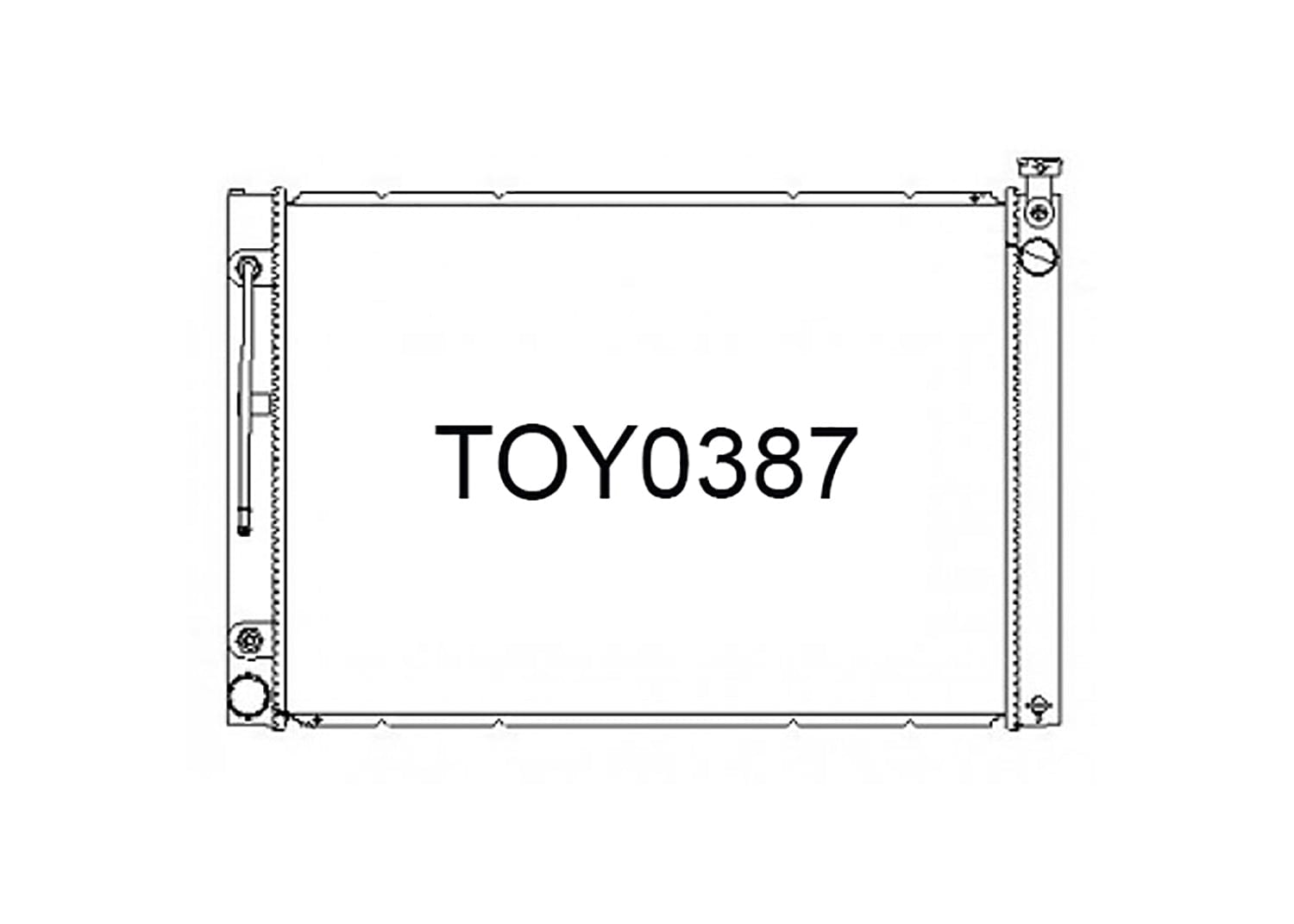 Fenix Cooling Radiator Toyota Alphard MNH10 3.0L Petrol 2002-2008 SR