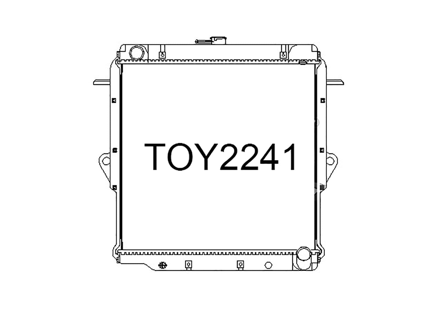 Fenix Cooling Radiator Toyota Land Cruiser 70 Series 3.5L 1PZ & 4.2L 1HZ Diesel 1991-1999 SR