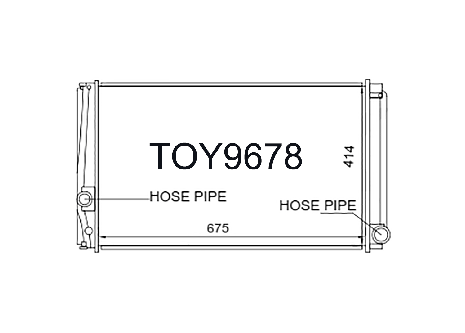 Fenix Cooling Radiator Toyota RAV4 ACA31 / ACA36 / ACA44R 2.4L Petrol 2006-2013 SR