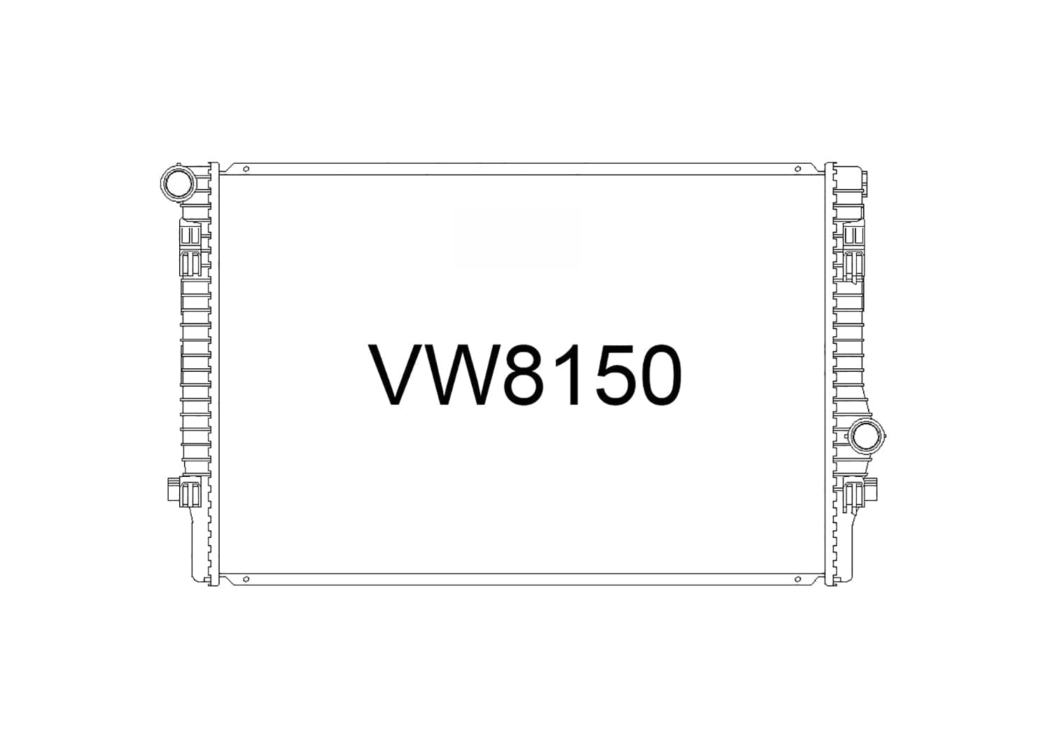 Fenix Cooling Radiator Volkswagen Golf MK7 1.8L & 2.0L Petrol 2013-2020 SR