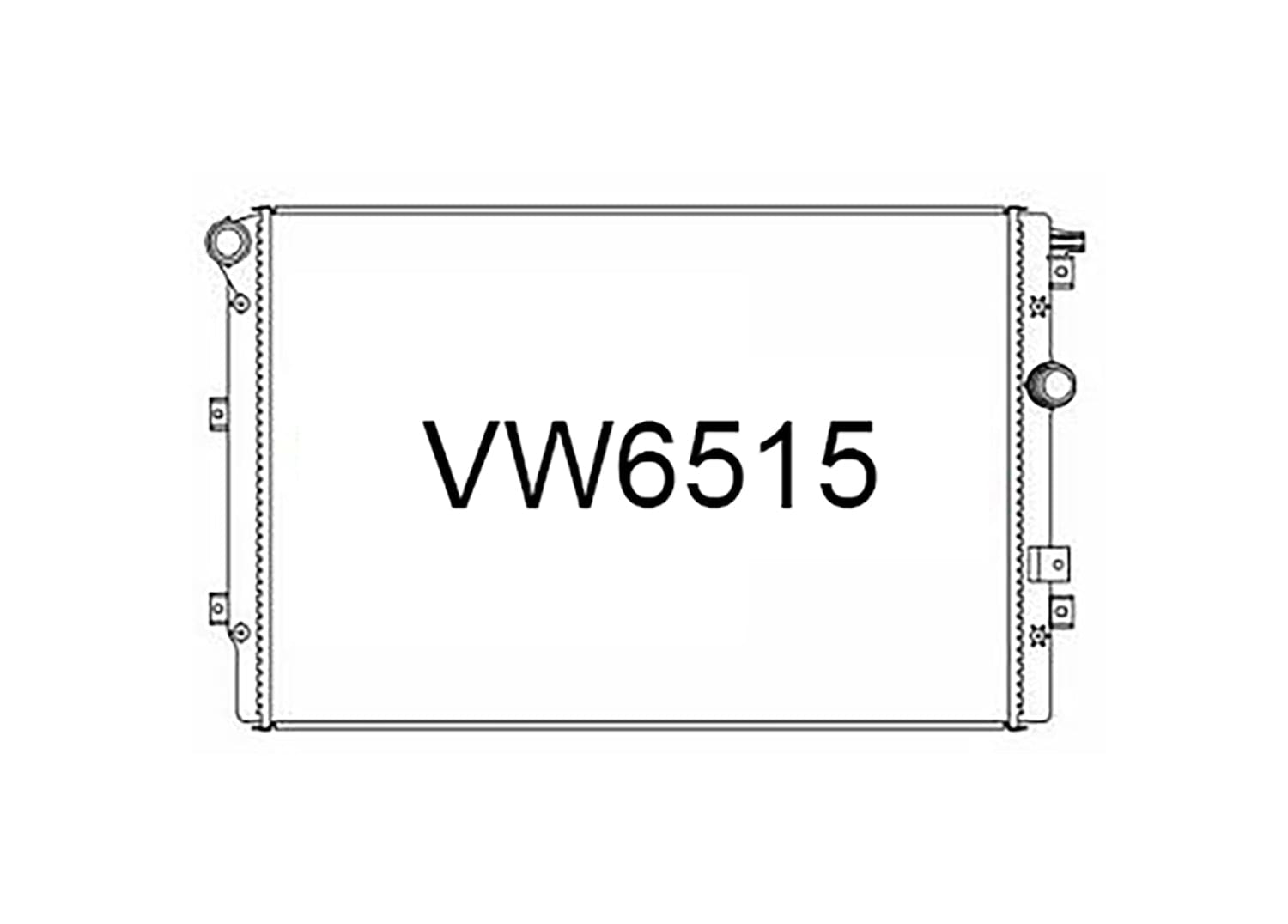 Fenix Cooling Radiator Volkswagen Tiguan 5N Petrol & Diesel 2007-2018 SR