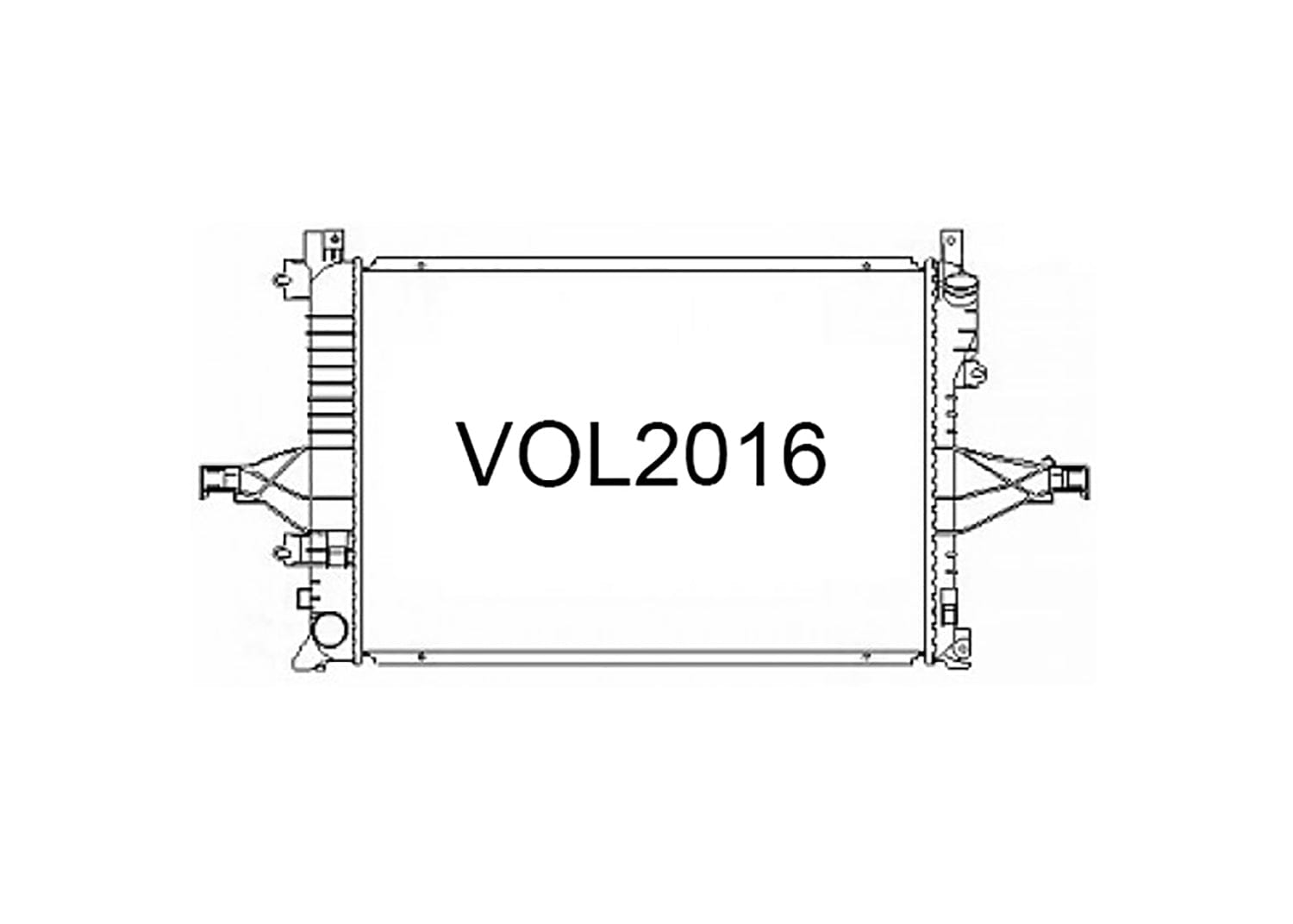 Fenix Cooling Radiator Volvo S60, S80, V70 & XC70 Petrol 1998-2010 SR