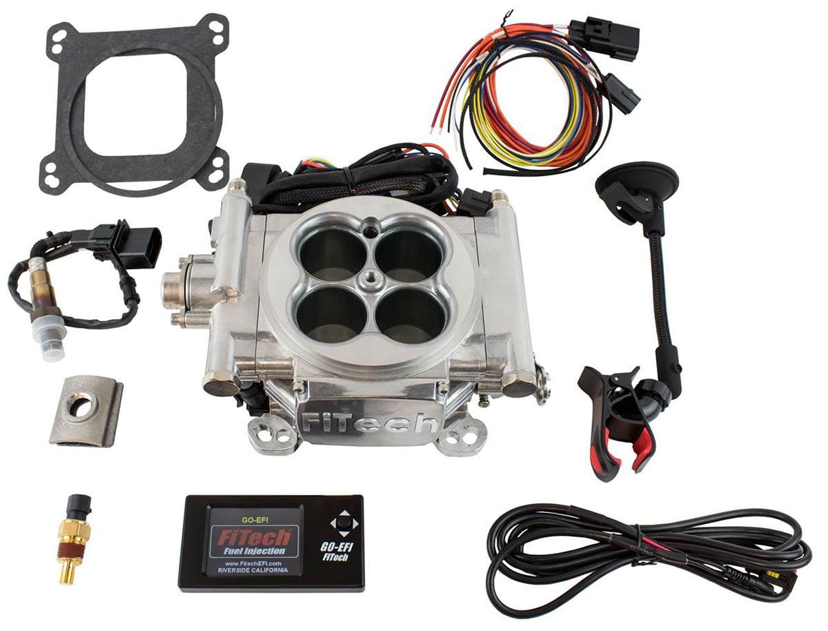 FiTech For Engines from 250 to 600 Horsepower FiTech Go EFI 4 Self Tuning Fuel Injection System FH30001 SR