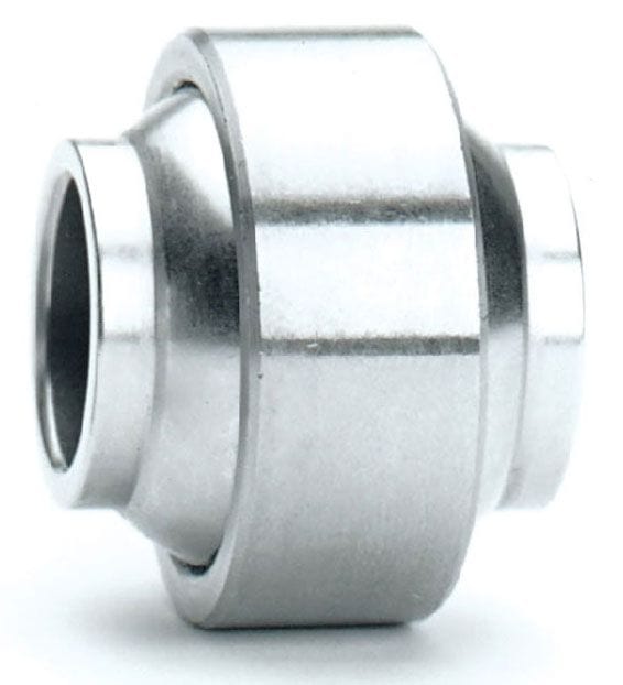FKROD 1.000" (1") O.D x .500" (1/2") I.D Ball x .500" (1/2") Bearing Width FK Rod Ends S/S Plain Spherical Bearing With Teflon Liner FK-SSX8T SR
