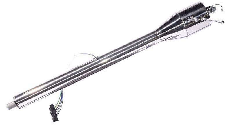 FLAMING 1-3/4"OD x 1"DD Shaft Flaming River 30" Floor Shift Tilt Steering Column - Polished Finish FR20001SS SR
