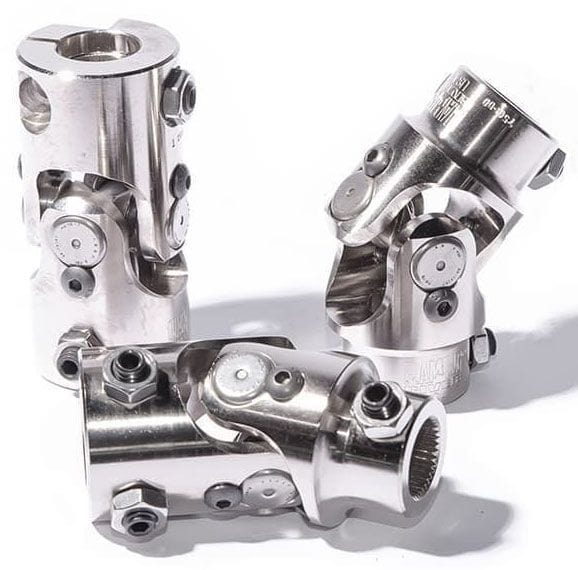 FLAMING 1"DD x 1"DD Smooth - Smooth Flaming River Billet Universal Joint FR1754DD SR
