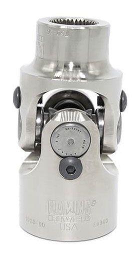 FLAMING 1"DD x 3/4"-36 Smooth - Spline Flaming River Billet Universal Joint FR1714DD SR