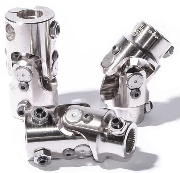 FLAMING 1"DD x 3/4"-36 Smooth - Spline Flaming River Billet Universal Joint FR1714DD SR