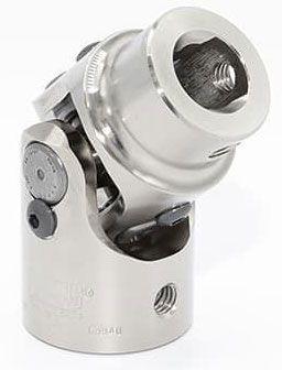 FLAMING 1"DD x 3/4"DD Smooth - Smooth Flaming River Billet Universal Joint FR1717DD SR