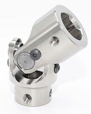 FLAMING 1"DD x 3/4"DD Smooth - Smooth Flaming River Billet Universal Joint FR1717DD SR