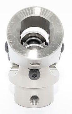 FLAMING 1"DD x 3/4"DD Smooth - Smooth Flaming River Billet Universal Joint FR1717DD SR