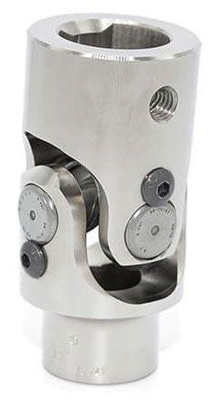 FLAMING 1"DD x 3/4" Smooth - Smooth Flaming River Billet Universal Joint FR1707DD SR