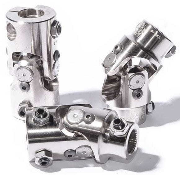 FLAMING 13/16"-36 x 1"DD Spline - Smooth Flaming River Billet Universal Joint FR1758 SR