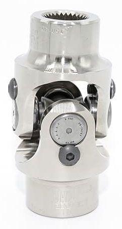 FLAMING 3/4"-30 x 3/4"DD Spline - Smooth Flaming River Billet Universal Joint FR1733DD SR