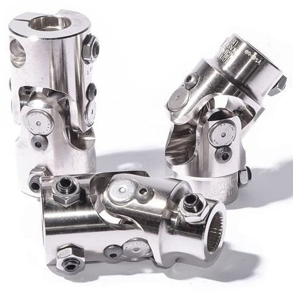 FLAMING 3/4"-36 x 3/4"DD Spline - Smooth Flaming River Billet Universal Joint FR1715DD SR