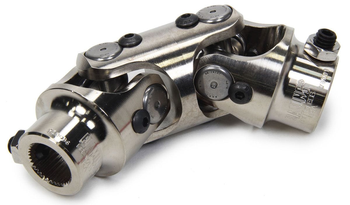 FLAMING 3/4"-36 x 3/4"DD Spline - Smooth Flaming River Double Billet Universal Joint FR1790 SR
