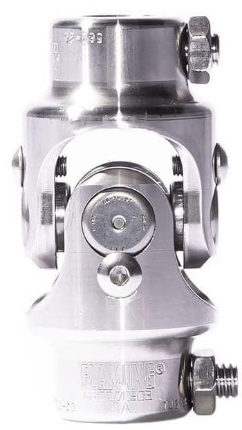 FLAMING 3/4"-36 x 3/4"DD Spline - Smooth Flaming River Stainless Steel Universal Joint FR2515DD SR