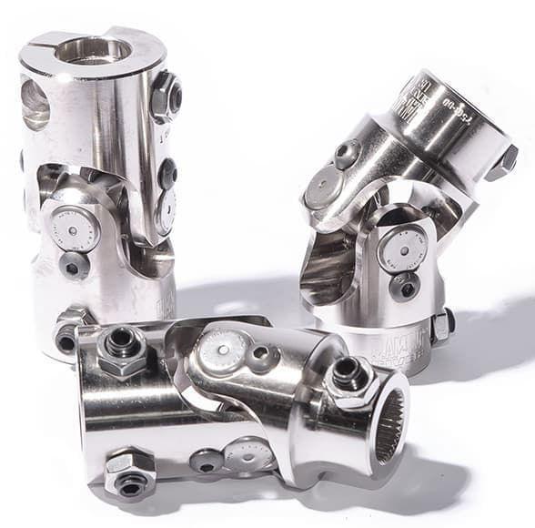 FLAMING 3/4"-36 x 3/4" Spline - Smooth Flaming River Billet Universal Joint FR1702 SR
