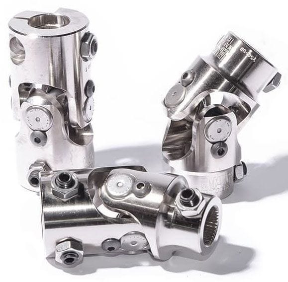 FLAMING 3/4"DD x 3/4" Smooth - Smooth Flaming River Billet Universal Joint FR1706DD SR
