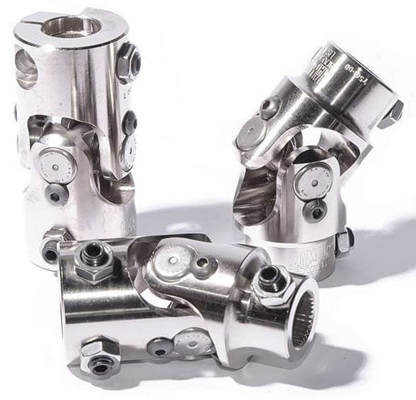 FLAMING 5/8"-36 x 3/4"DD Spline - Smooth Flaming River Billet Universal Joint FR1722DD SR