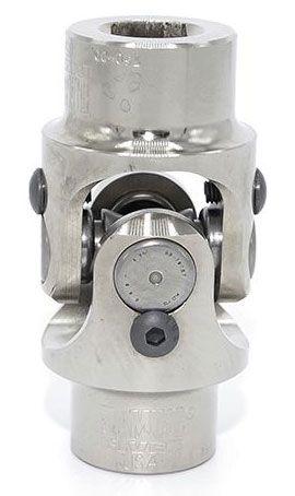 FLAMING 9/16"-26 x 3/4"DD Spline - Smooth Flaming River Billet Universal Joint FR1709DD SR