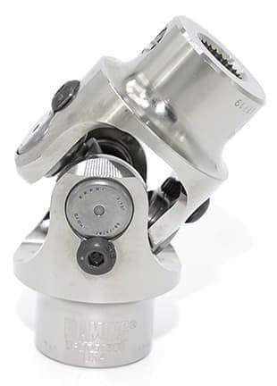 FLAMING 9/16"-26 x 3/4" Spline - Smooth Flaming River Billet Universal Joint FR1701 SR