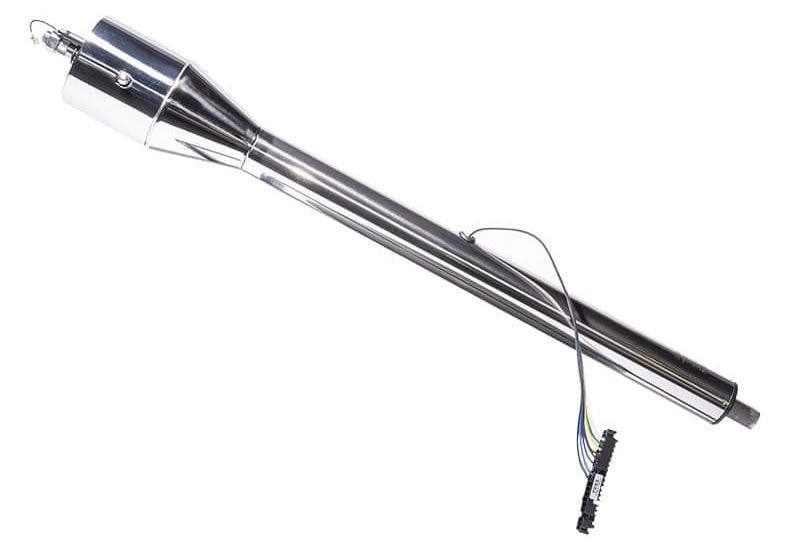 FLAMING Poilished S/S, 1" DD, 2" O.D Flaming River 32" Floor Shift Tilt Steering Column FR20006SS SR