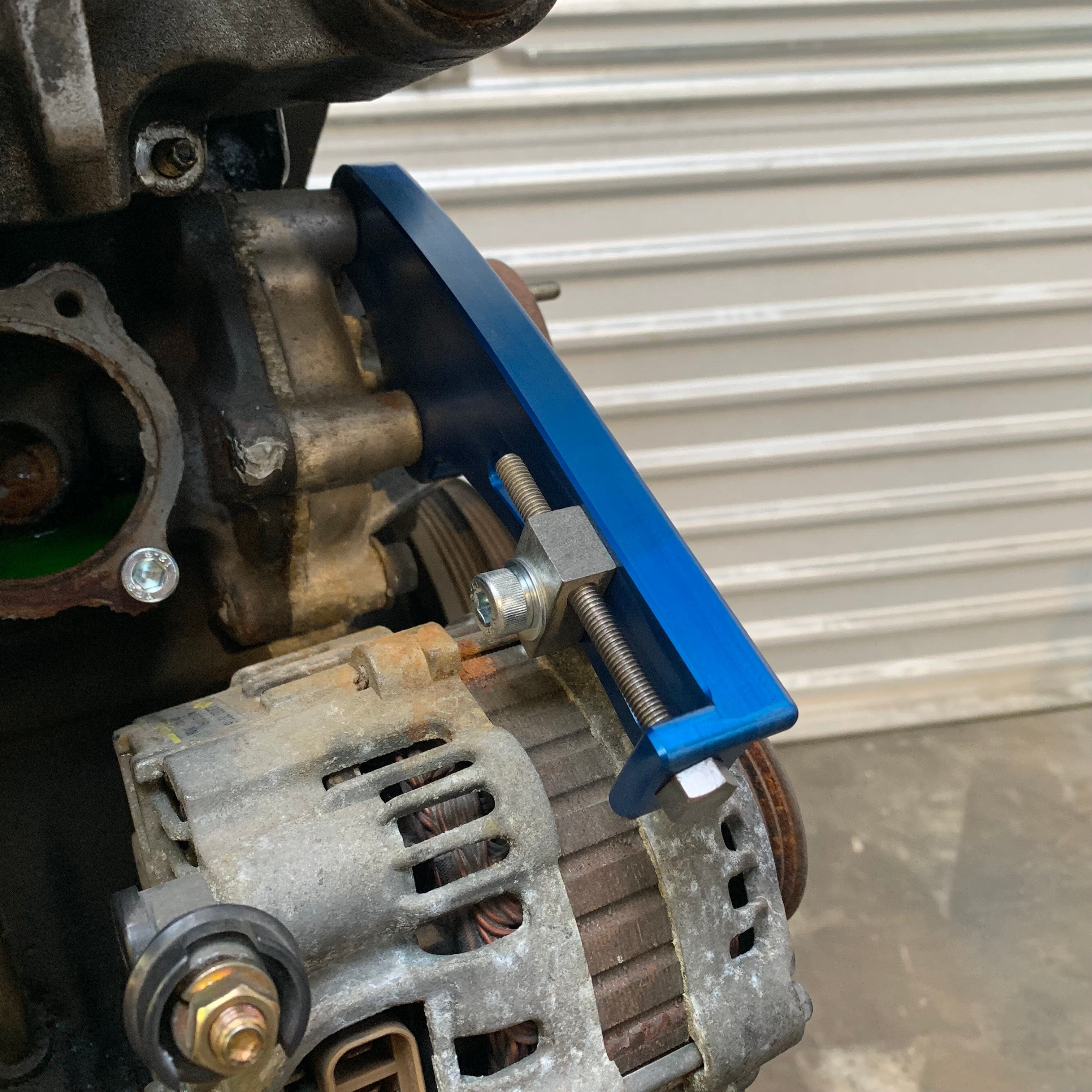 Franklin Performance Franklin Billet Alternator Bracket for Nissan RB Engines 081-003-SILVER SR