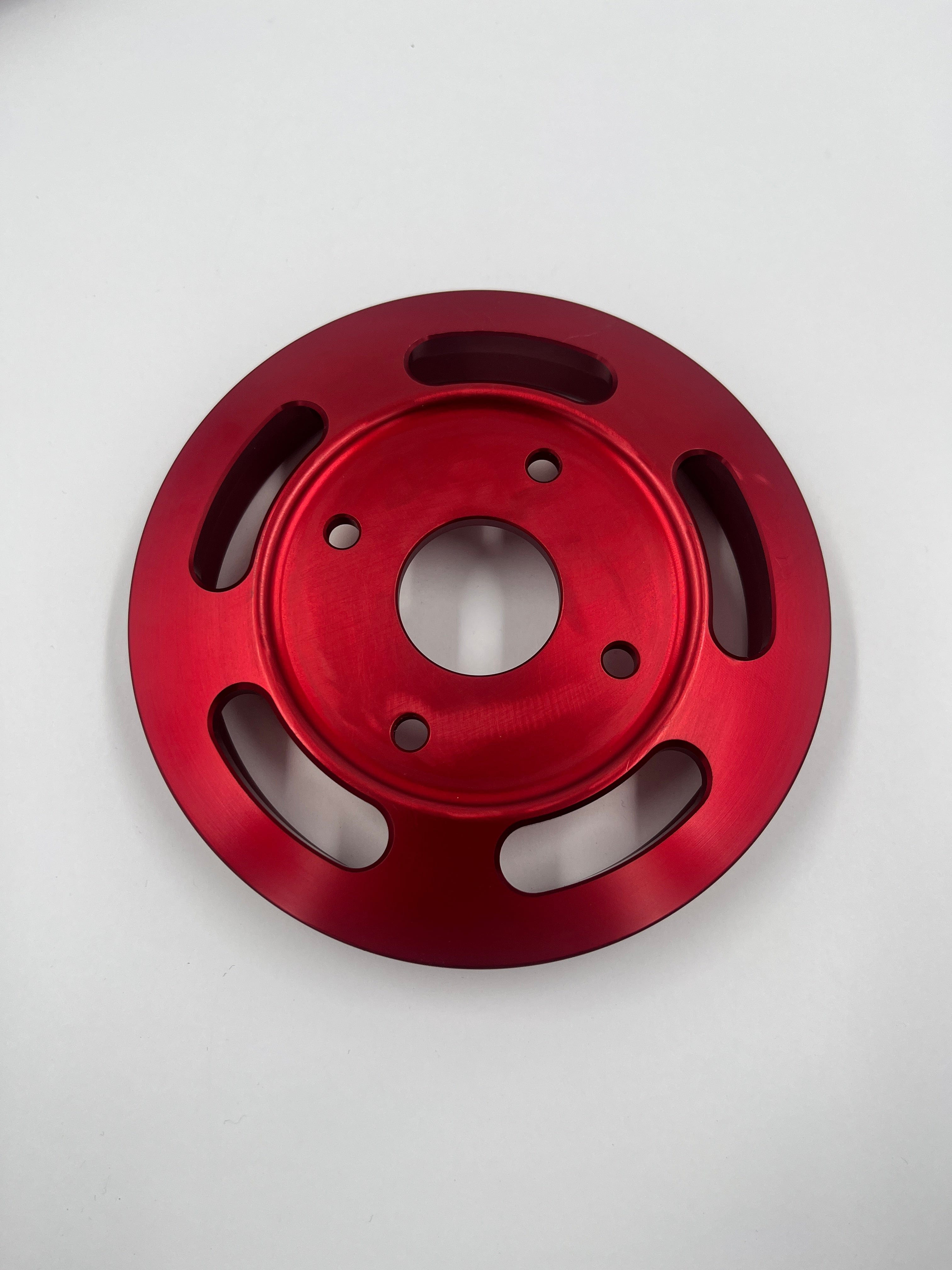Franklin Performance Franklin Scratch&Dent Billet Underdrive Water Pump Pulley for Nissan RB Engines - Red 140mm SD 162 SR