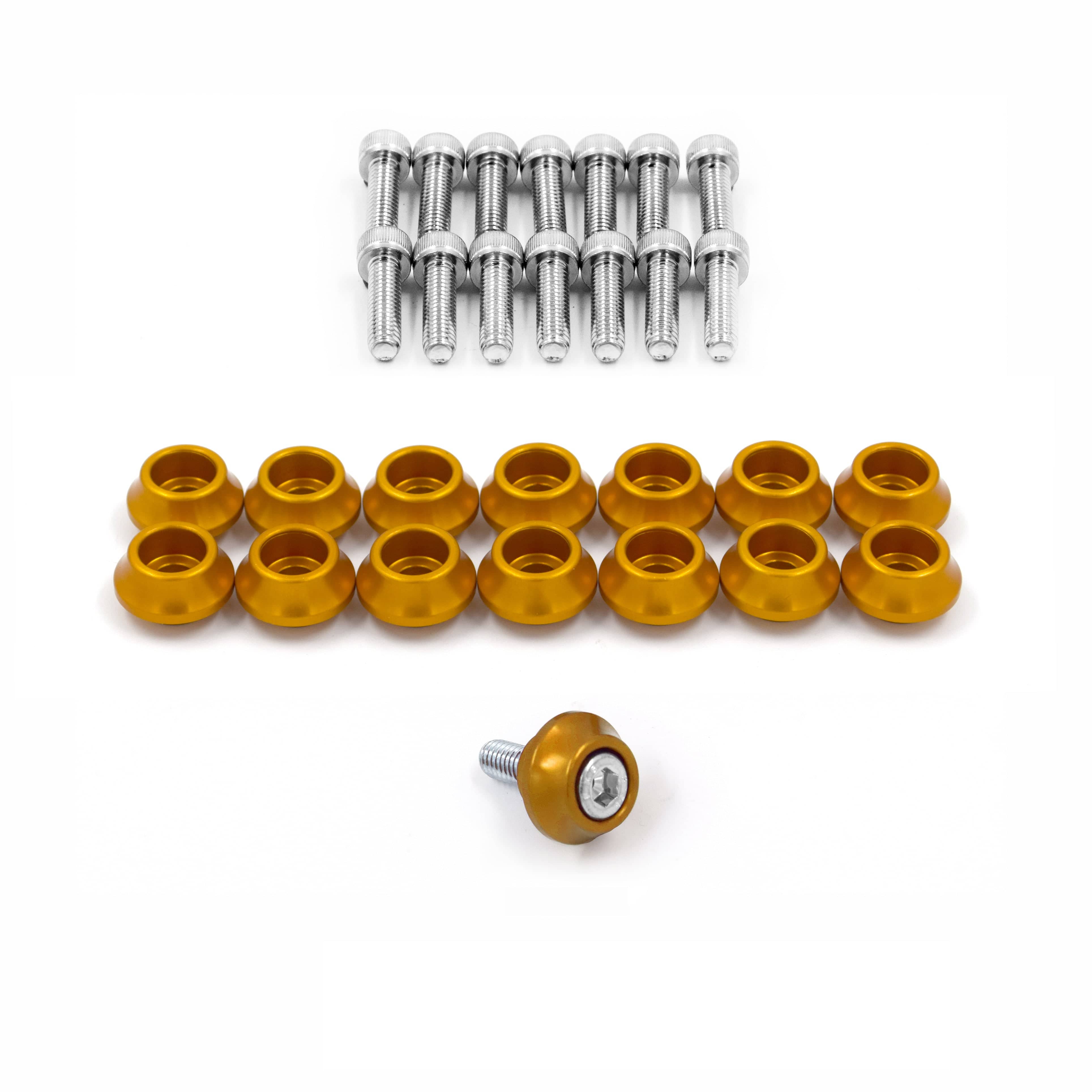 Franklin Performance Gold Franklin Rocker Cover Dress-Up Kit for Nissan SR20 072-002-SILVER SR