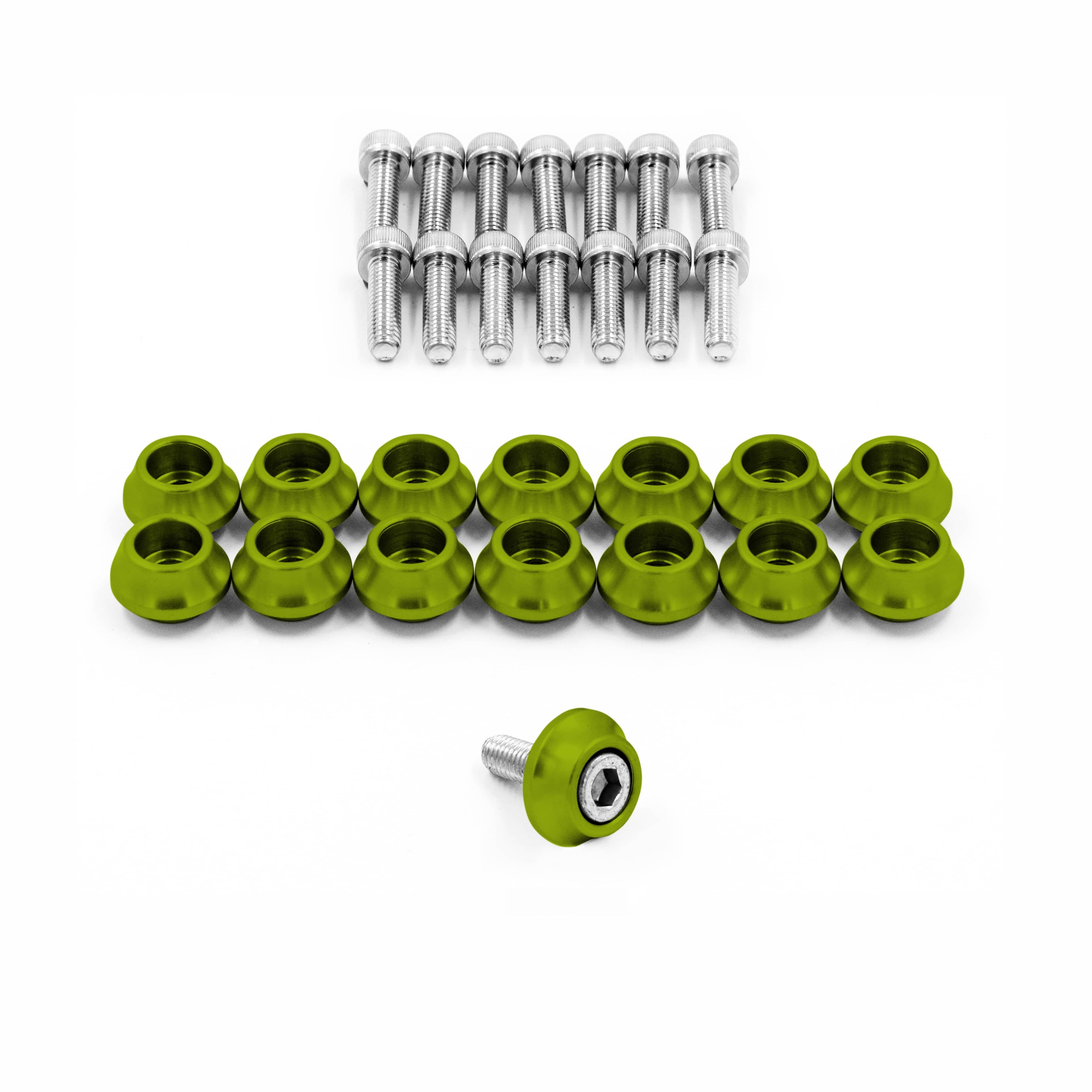 Franklin Performance Green Franklin Rocker Cover Dress-Up Kit for Nissan SR20 072-002-SILVER SR
