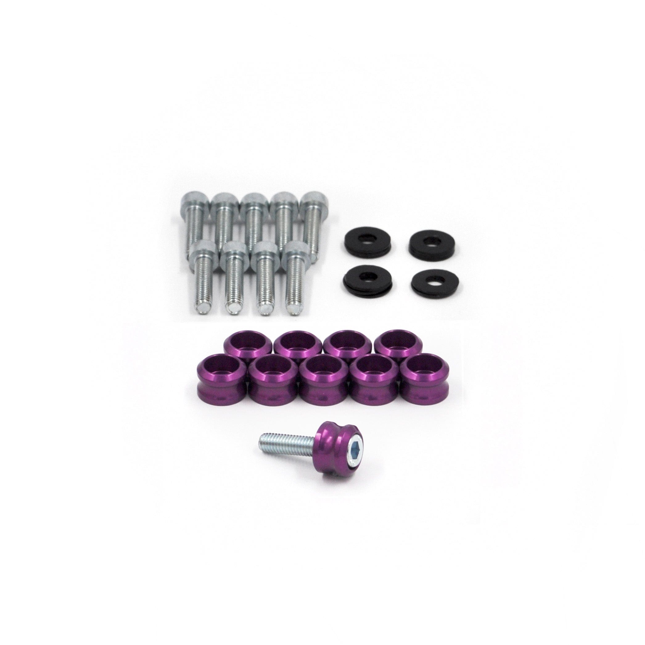 Franklin Performance Purple Franklin Rocker Cover Dress-Up Kit for Nissan RB20E, RB30E and RB30ET Engines 072-010 SILVER SR