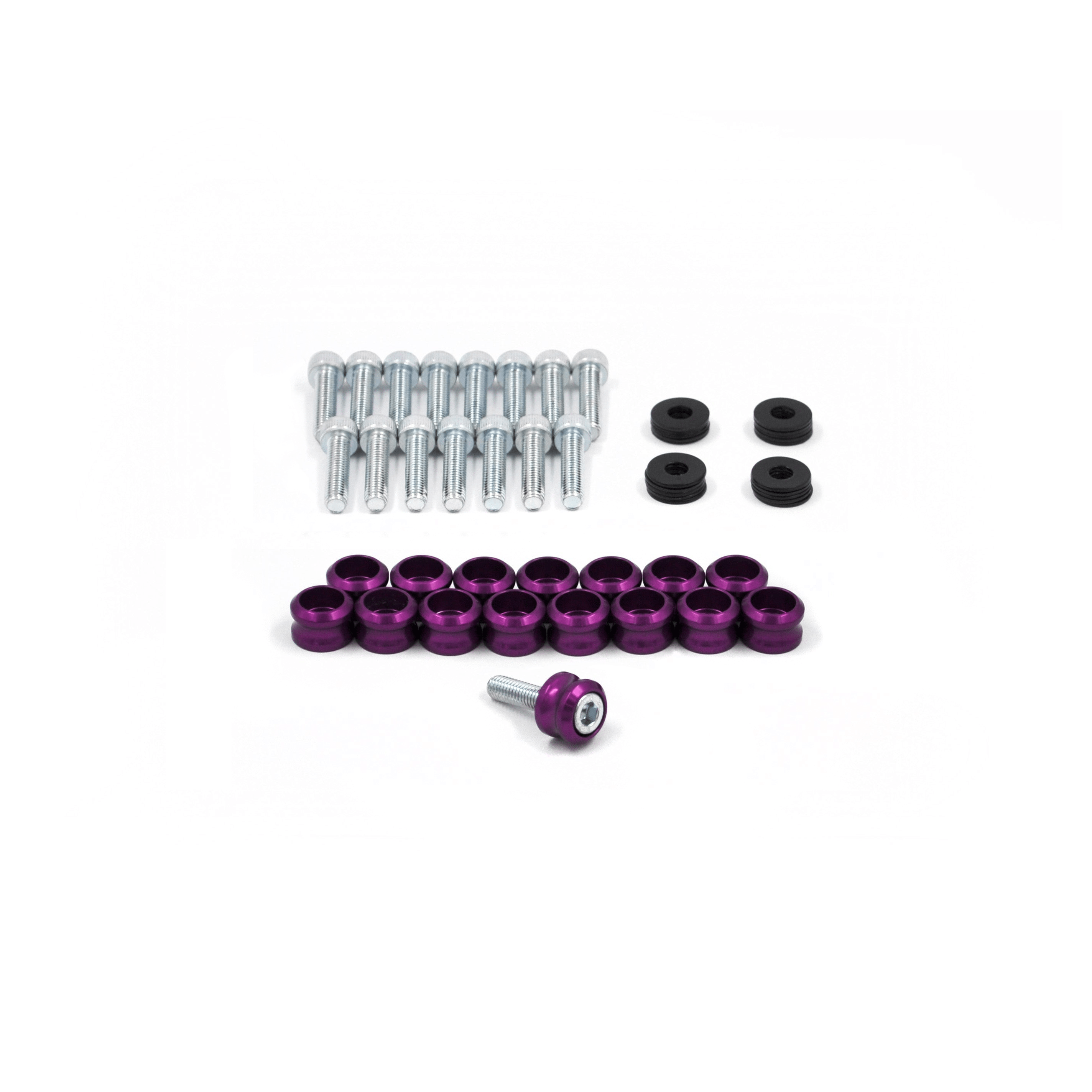 Franklin Performance Purple Franklin Rocker Cover Dress-Up Kit for Toyota JZ Engines 072-016 SILVER SR