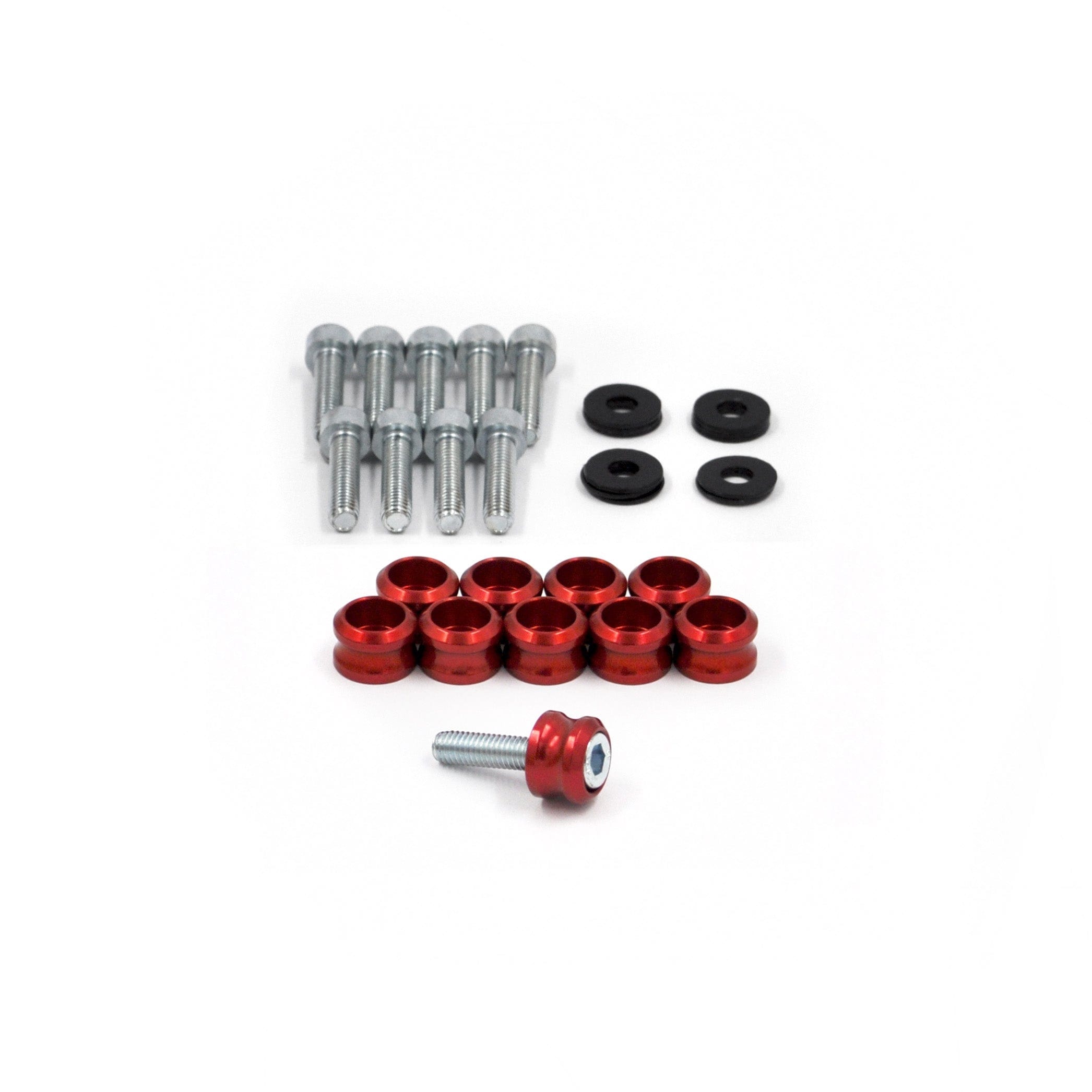 Franklin Performance Red Franklin Rocker Cover Dress-Up Kit for Nissan RB20E, RB30E and RB30ET Engines 072-010 SILVER SR