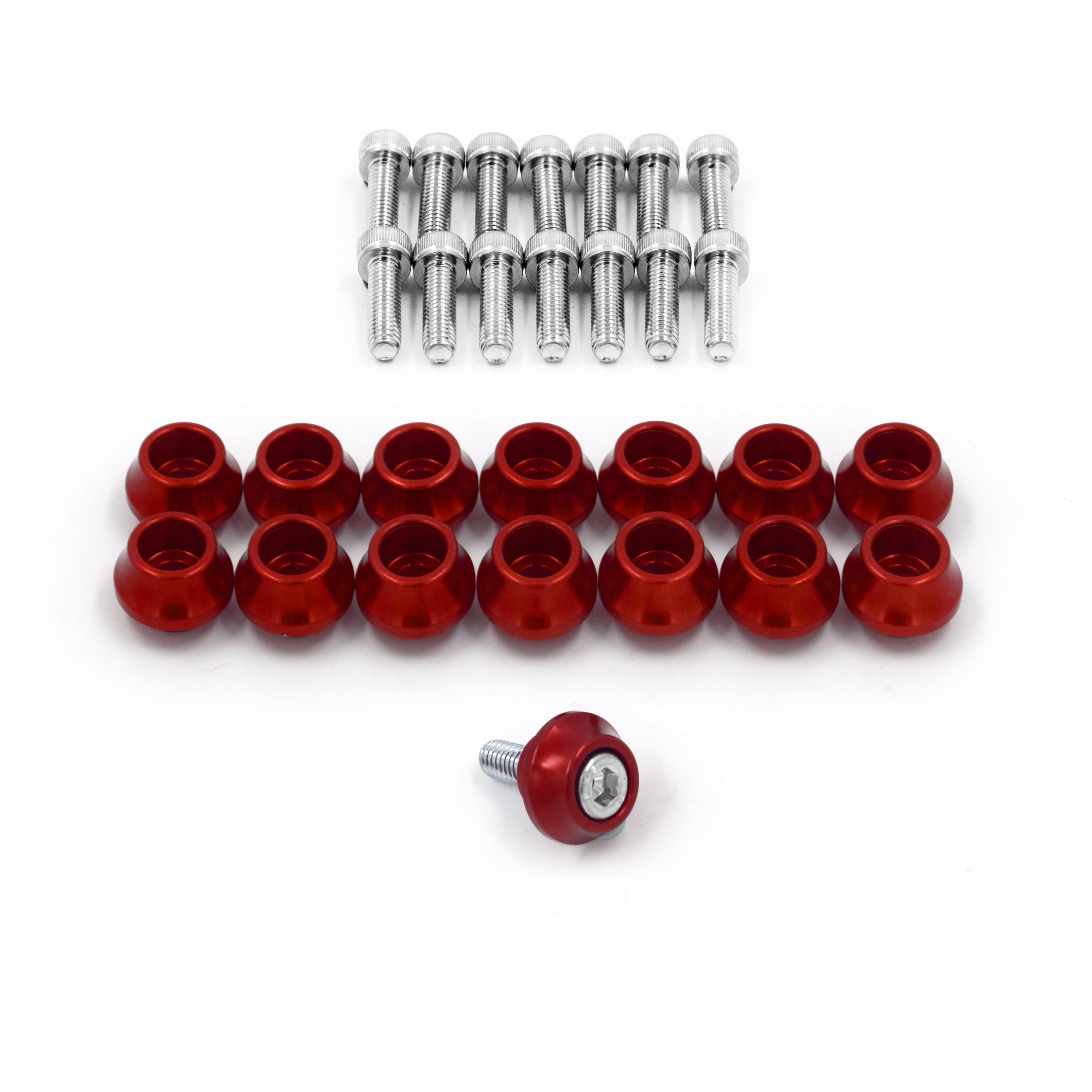 Franklin Performance Red Franklin Rocker Cover Dress-Up Kit for Nissan SR20 072-002-SILVER SR