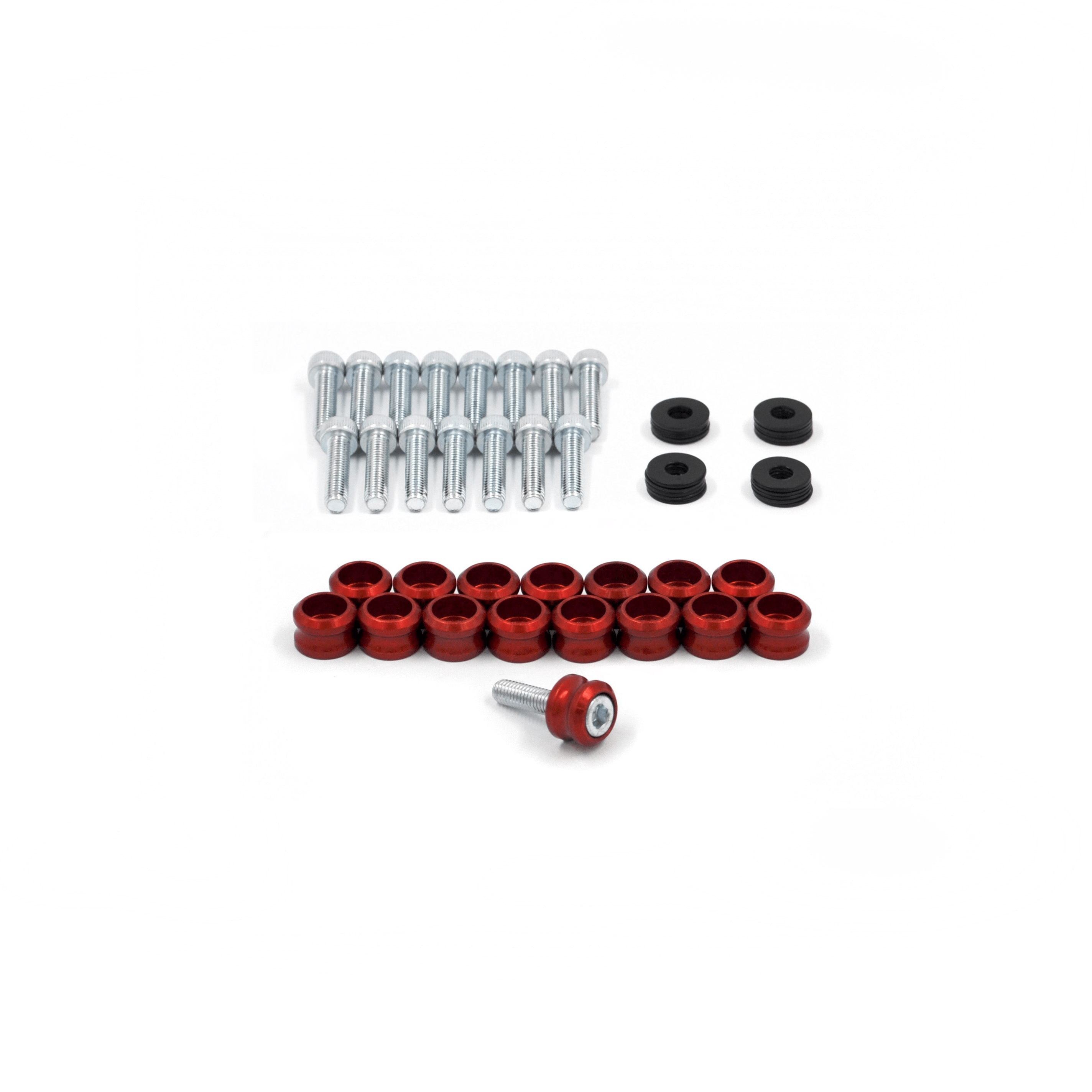 Franklin Performance Red Franklin Rocker Cover Dress-Up Kit for Toyota JZ Engines 072-016 SILVER SR