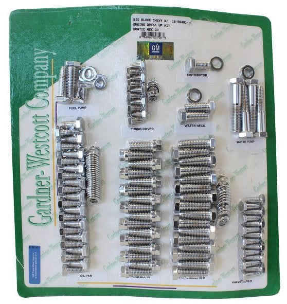 GARDENER Gardener Chrome Hex Engine Dress Up Kit GW10-56491-H SR