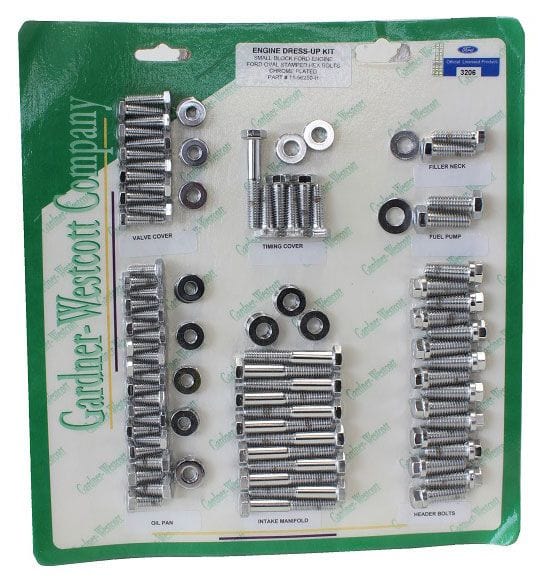 GARDENER Gardener Chrome Hex Engine Dress Up Kit GW11-56250-H SR
