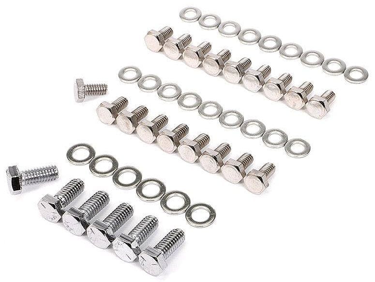 GARDENER Gardener Hex Oil Pan Bolt Set, Chrome GW56232-H SR